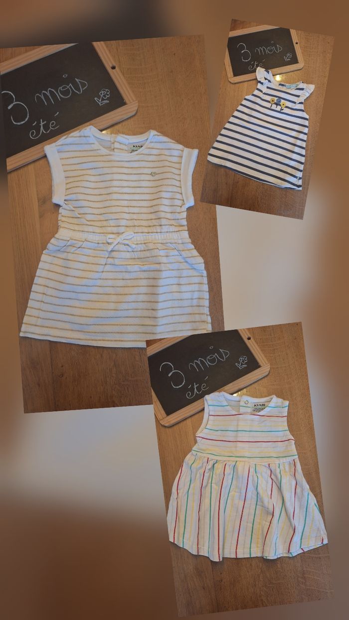 Lot vêtements été fille 3mois 🌺 - photo numéro 5