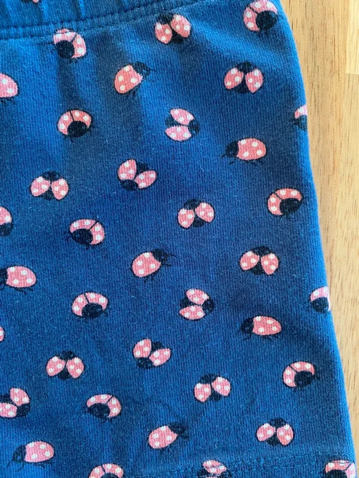 Short TEX bleu et rose - photo numéro 2