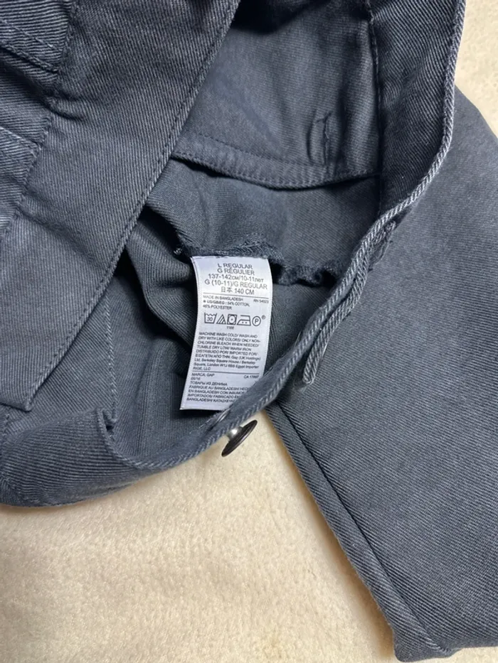 Veste en jean gap 10 ans - photo numéro 4