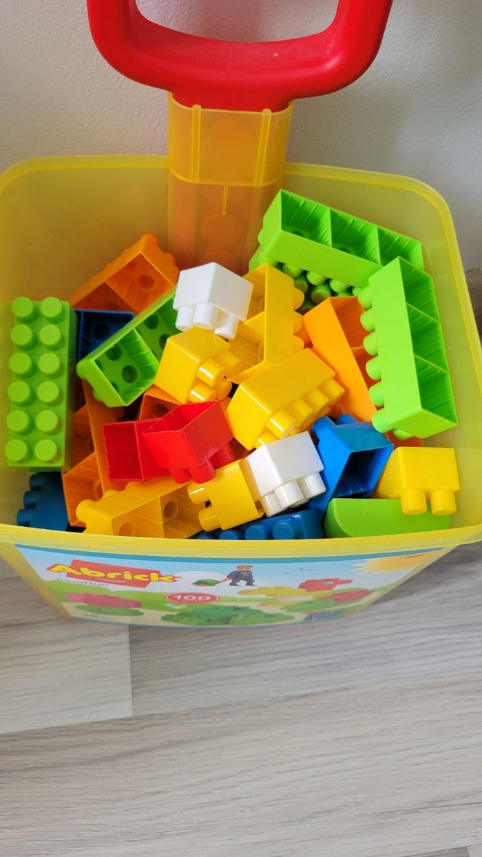 Lego abrick ecoiffier 100 pieces - photo numéro 3