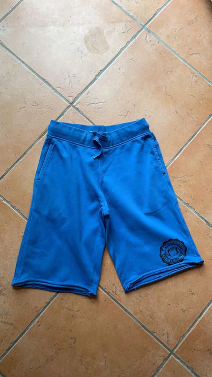 Short bleu garçon T12 ans Kiabi