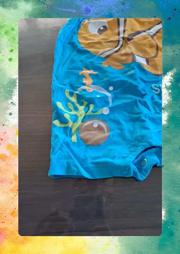 🌊 Barboteuse Disney 9 mois – Nemo 🐠 - photo numéro 3