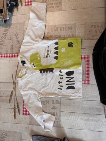 Lot de 8 t shirt manches longues 