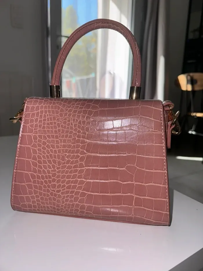Sac à main rose pâle - photo numéro 3