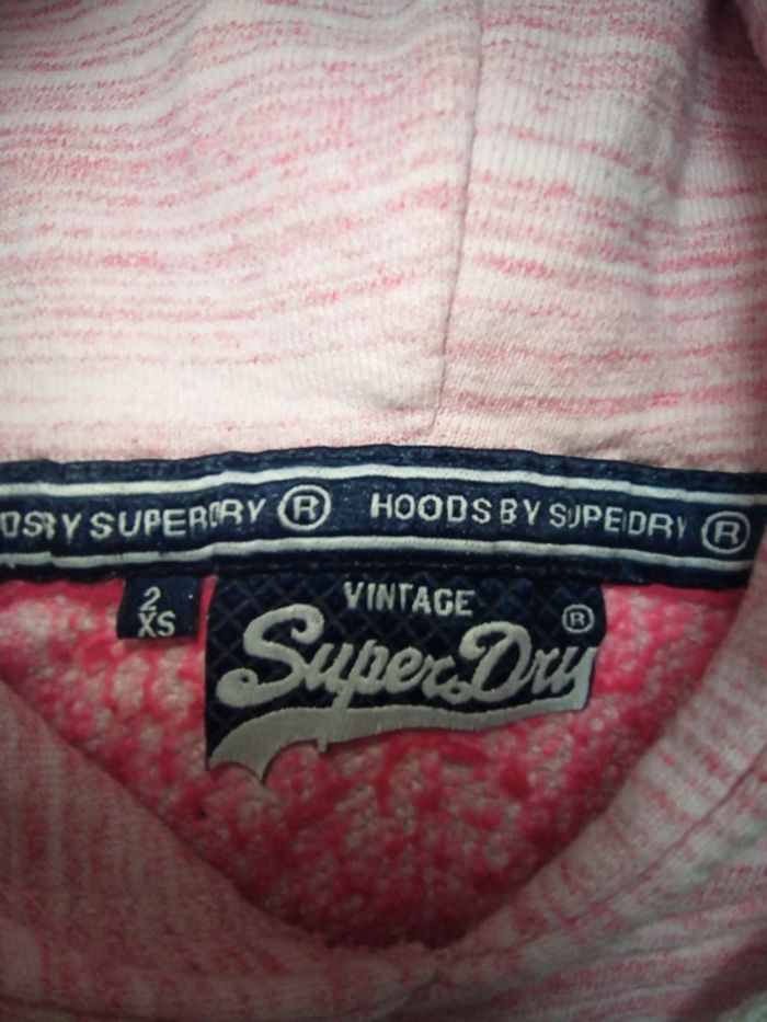 Sweat à capuche Superdry taille XXS - photo numéro 10