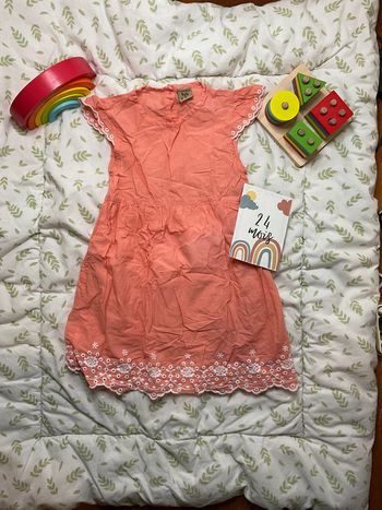 robe manches courtes corail 24 mois boite à malices