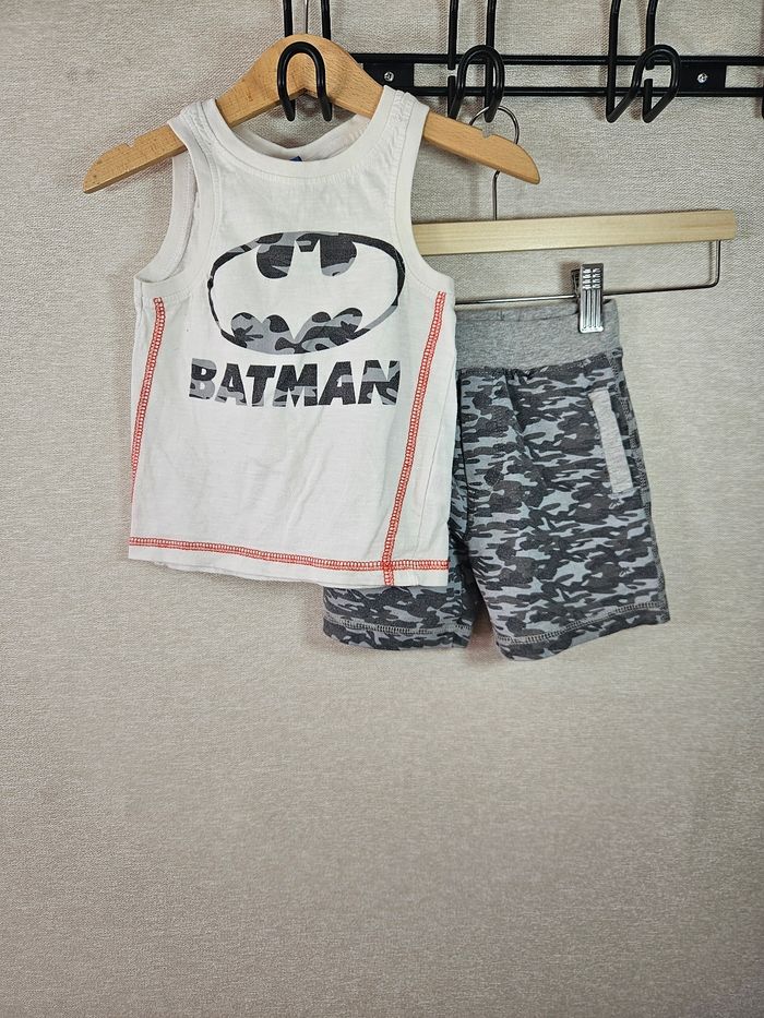 Ensemble short débardeur  batman  2 ans