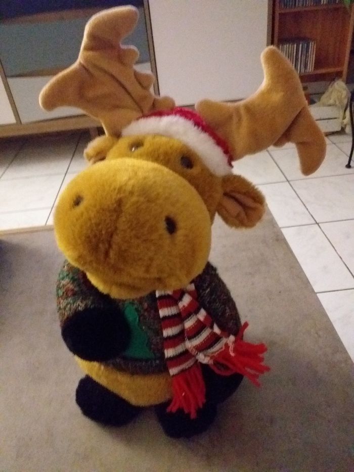 Renne musical Noël