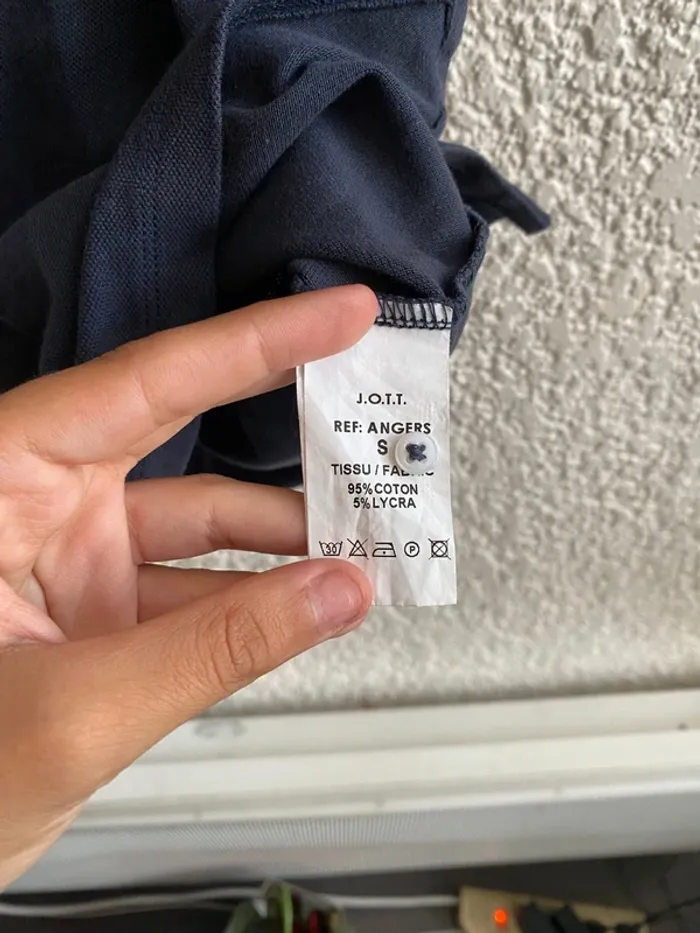 Polo Jott bleu manche courte taille S - photo numéro 5