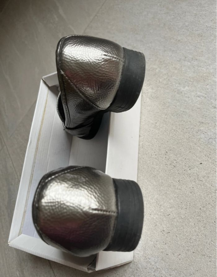 Mocassins gris argenté - photo numéro 4