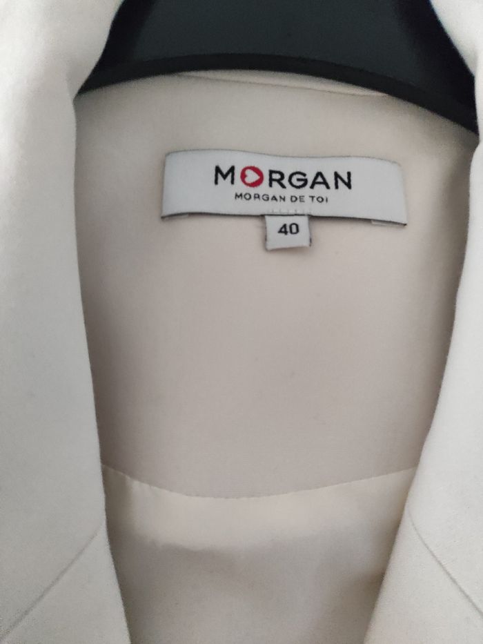 Robe tailleur Morgan couleur crème Neuve taille 40 - photo numéro 5