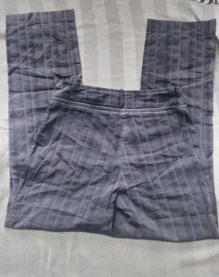 Pantalon Lauren Vidal femme  taille S gris - photo numéro 6