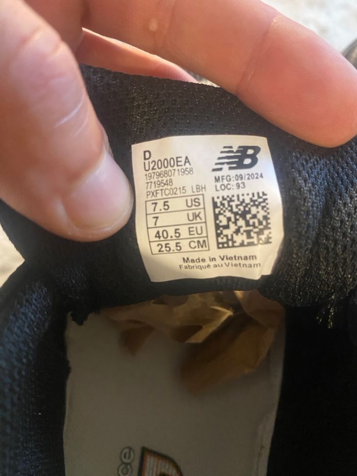 New balance absorb 2000 Noir et Grise - photo numéro 5