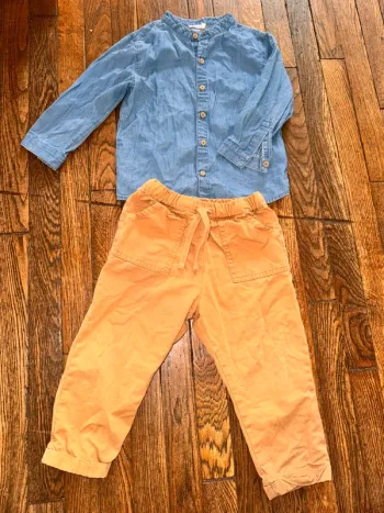 Chemise et pantalon Bout’chou  24 mois