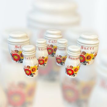 Service à condiments Vintage Bormioli Rocco