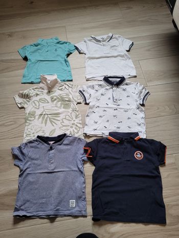 Lot 6 polos garçon 3 ans