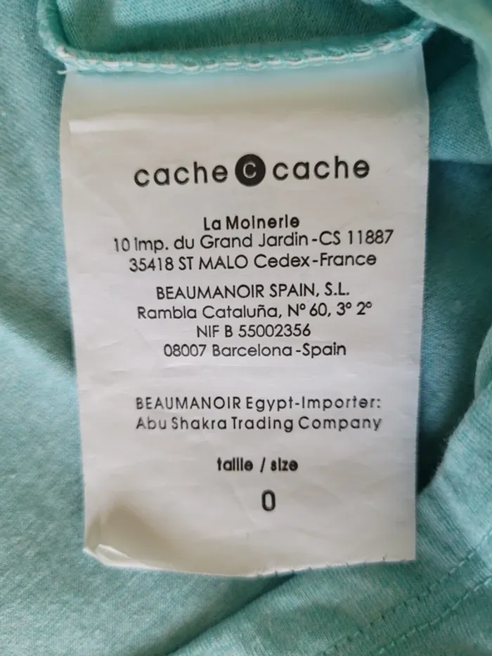 T-shirt sans manches Cache-cache - photo numéro 4