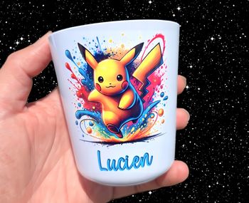 Verre incassable  personnalisé neuf pokemon pikachu