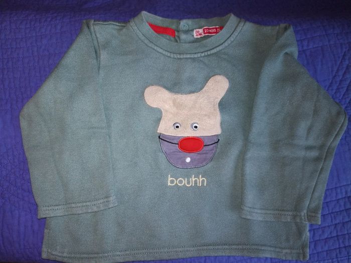 Sweat rigolot DPam 23 mois
