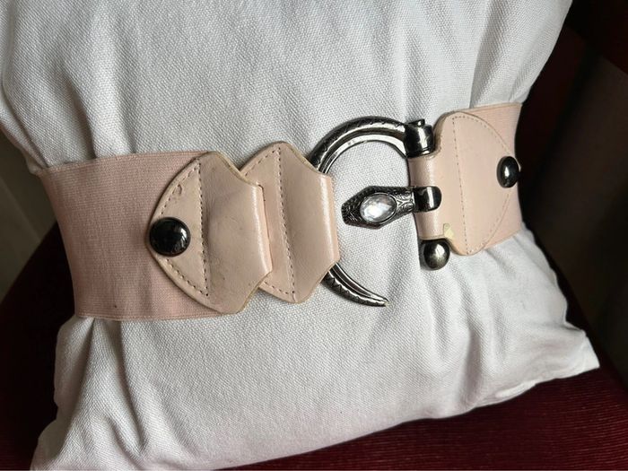 Ceinture élastique rose pâle - photo numéro 6