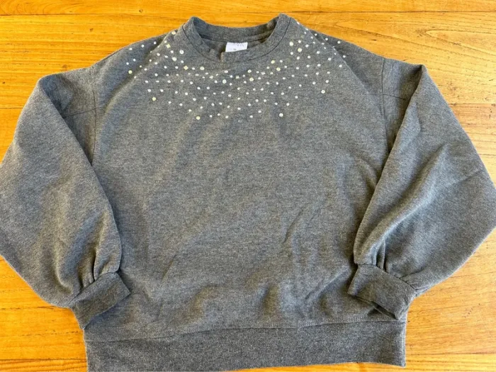 Pull gris Zara