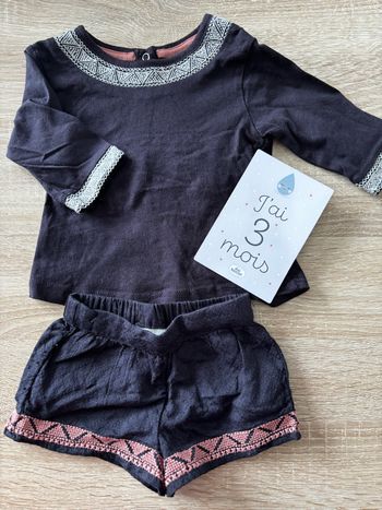 Ensemble short TAPE À L’œil t.3m