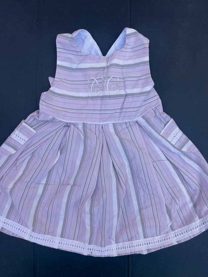 Robe, tartine et chocolat, taille six mois