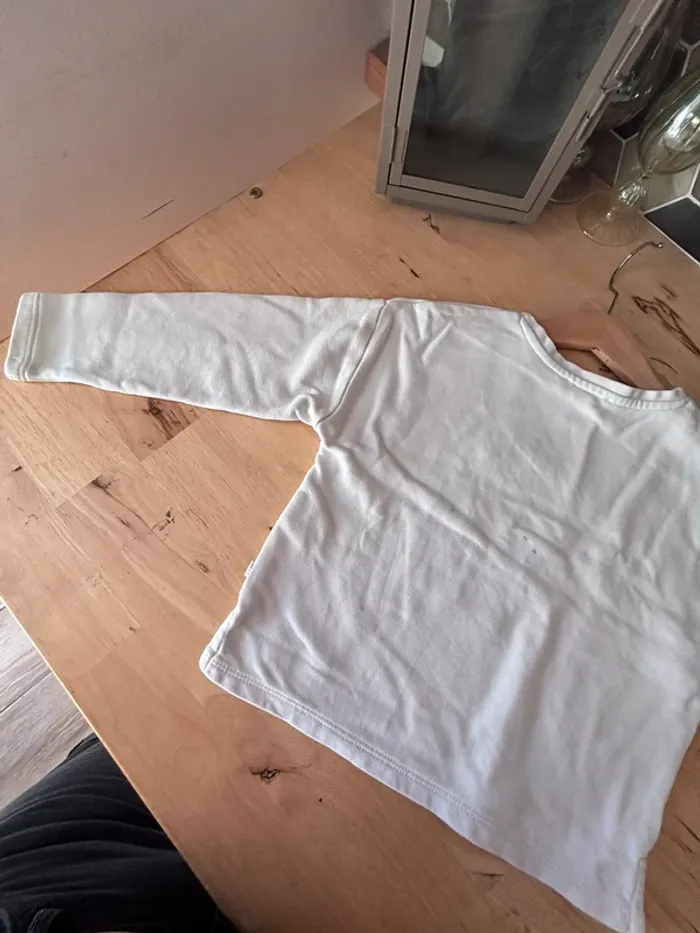 Joli pull léger blanc • Okaïdi • 4 ans - photo numéro 9