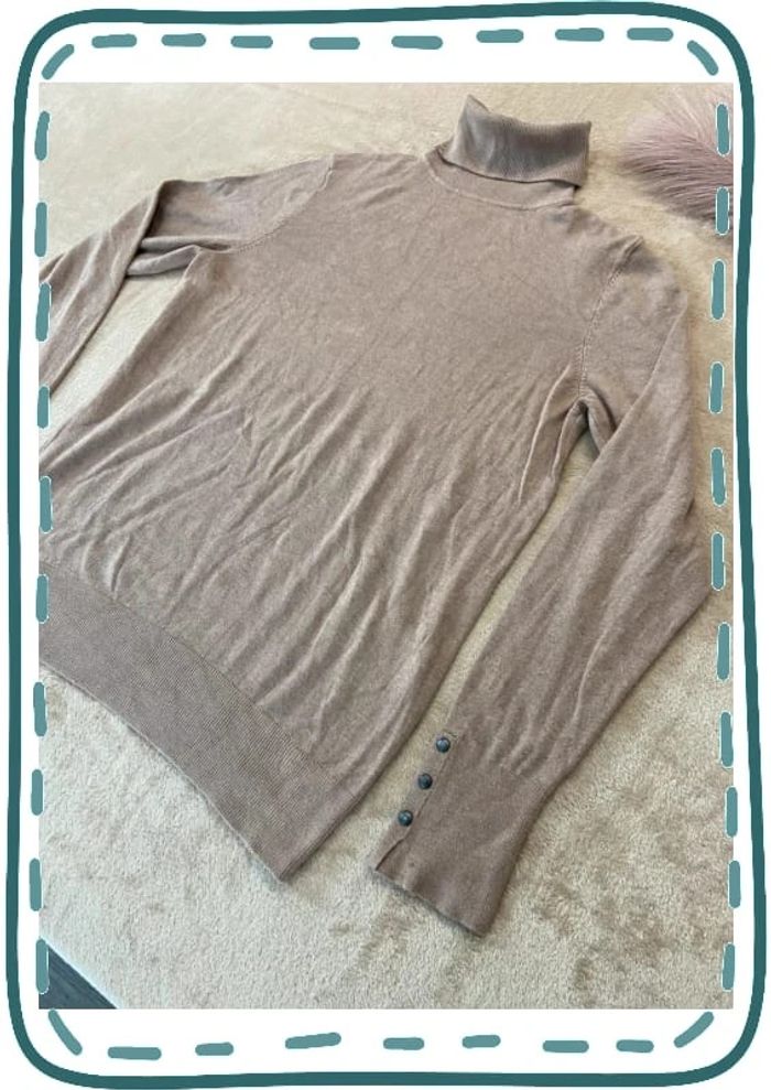 Pull col roulé femme M - photo numéro 3