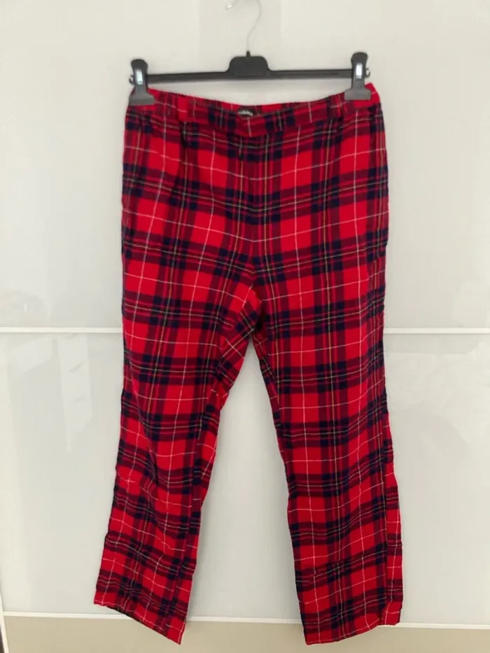 Ensemble pyjama rouge à carreaux noël - photo numéro 6