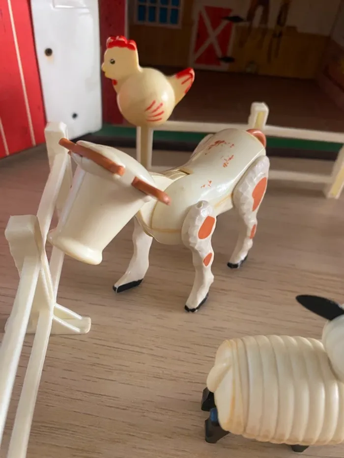 Ferme Fisher price toys farm family play 1967 animaux - photo numéro 5