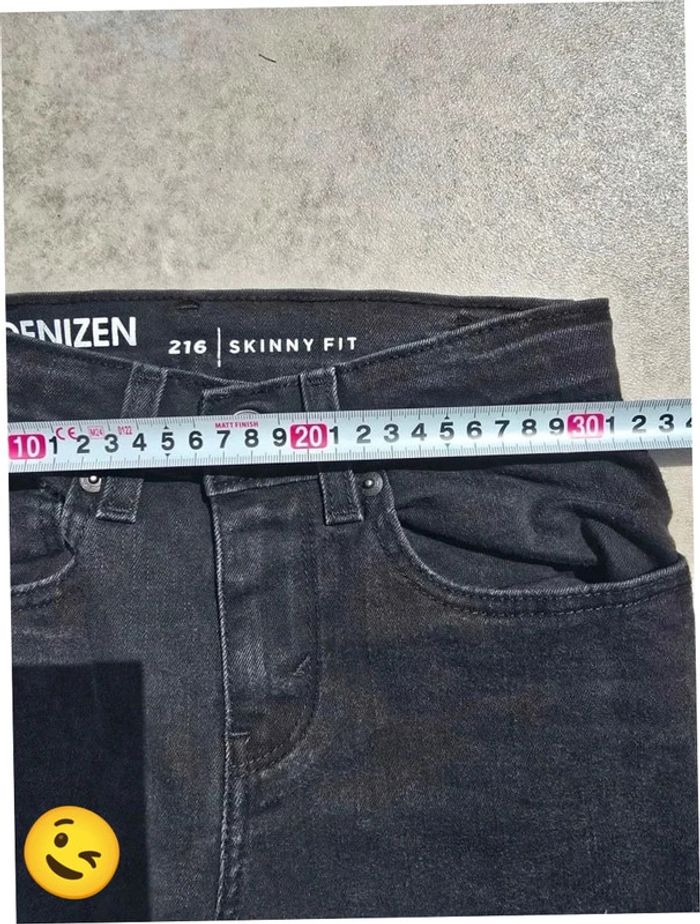 Jeans Levi's 216 W20|FR30 coupe skinny noir Femme-Women pan317 - photo numéro 4