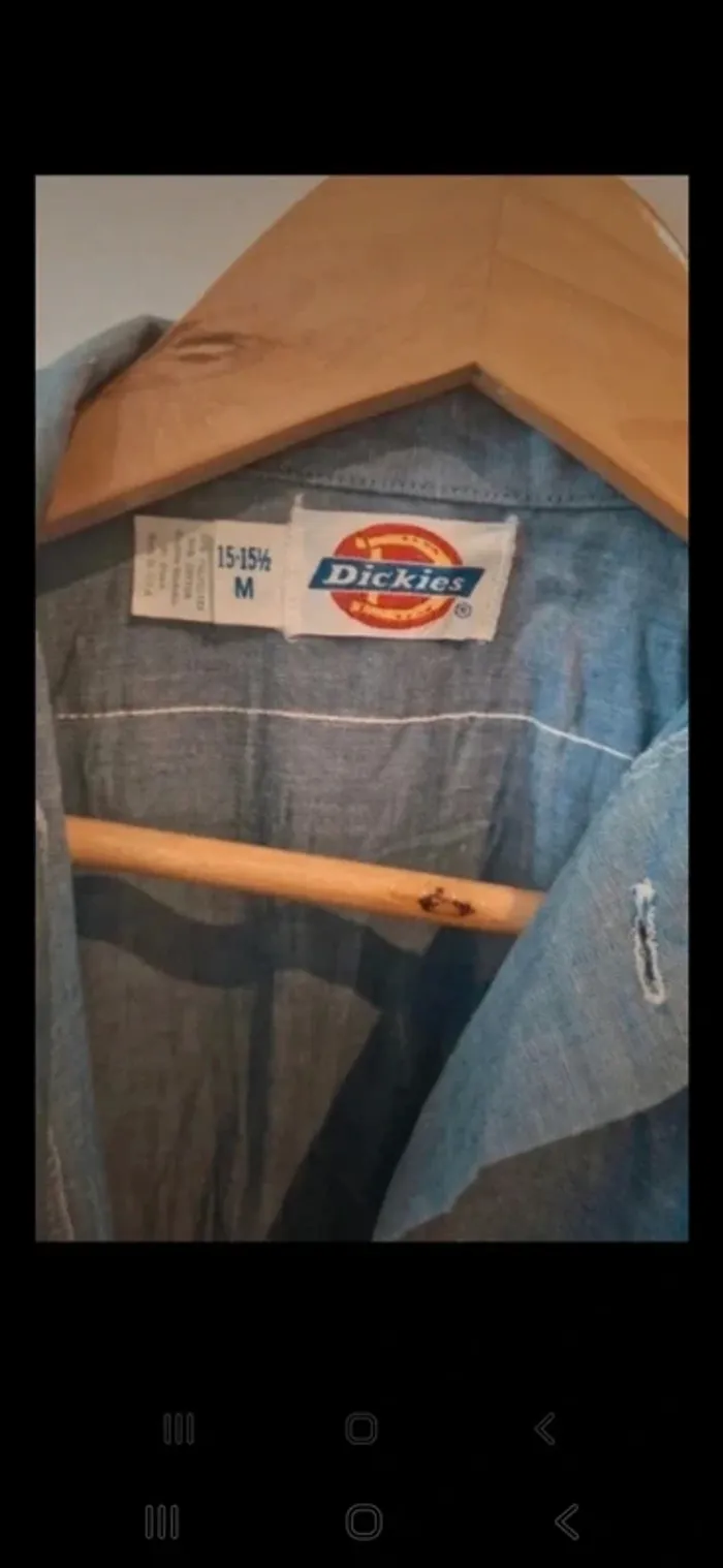 Belle Chemise femme taille m dickies bleu bon etat - photo numéro 3