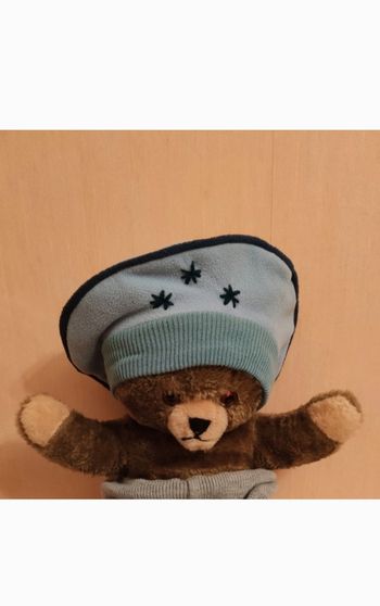 🌟 Bonnet polaire style Béret à broderies "étoiles" T. Unique 💮 100% Polyester