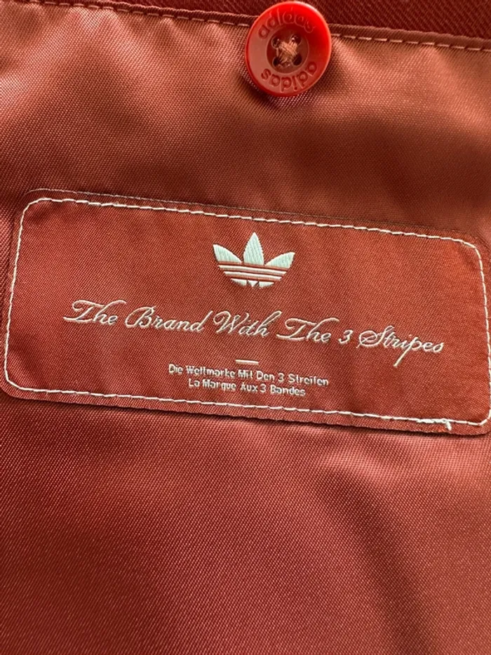 Adidas veste bordeaux firebird taille M neuf - photo numéro 15