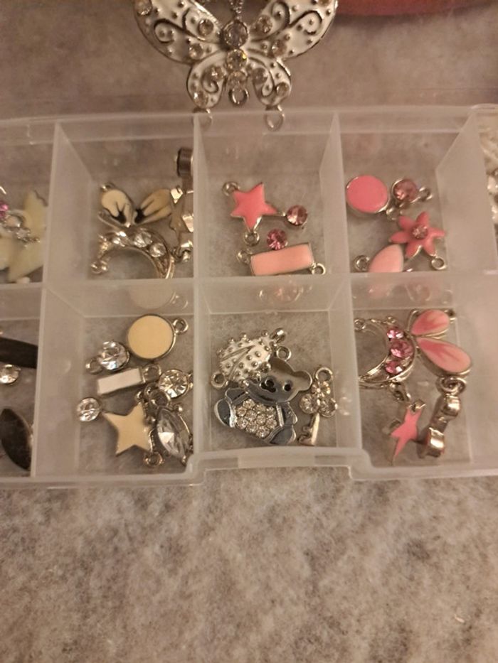 Lot de petites breloques acier inoxydable - photo numéro 12