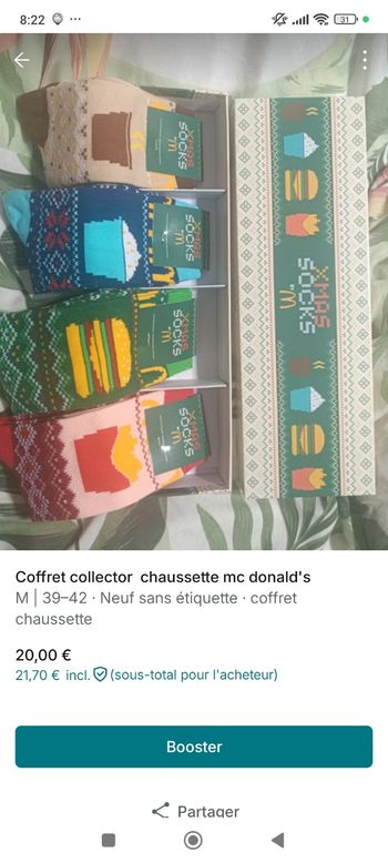 Coffret chausette