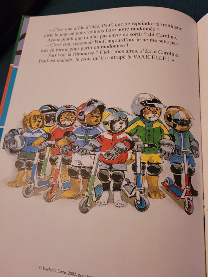 Livre rare Caroline et la Varicelle Pouf Pierre Probst Hachette Jeunesse Album multicolore - photo numéro 4