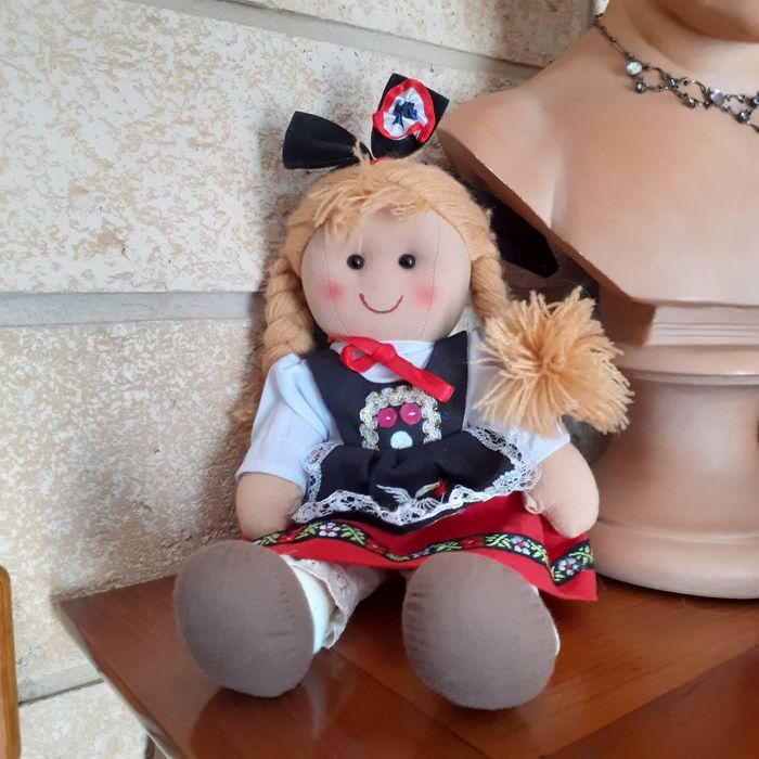 Poupée chiffon Alsacienne *27 cm - photo numéro 2