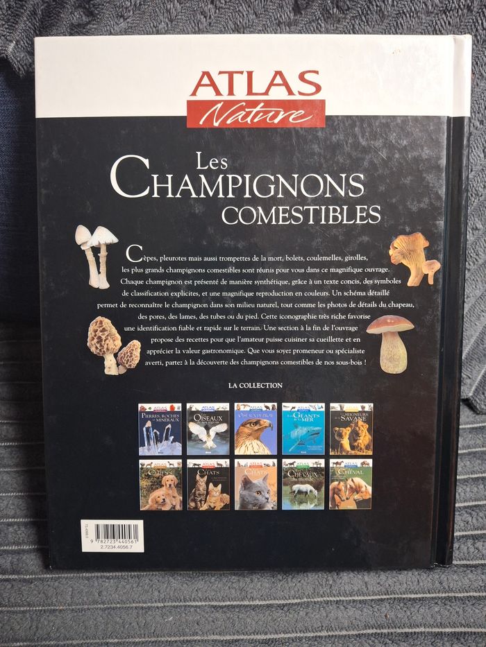 Livre Atlas nature "les champignons comestibles" - photo numéro 2