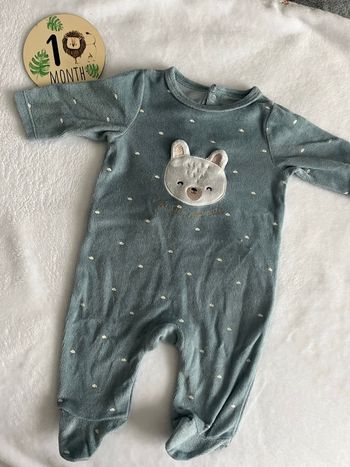 Pyjama bleu bébé 1 mois Gémo