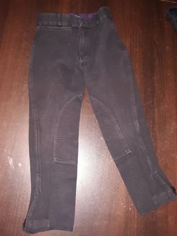Pantalon d'équitation noir mixte 6 ans