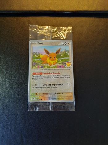 Carte Pokémon Évoli 074/131 promo scellé Reverses Cosmos - Stamp Journée Pokémon