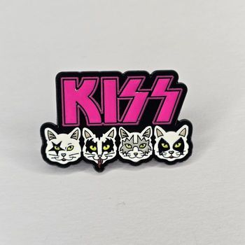 Pin's KISS GROUPE MUSIQUE HARD ROCK 