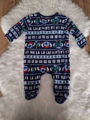 Pyjama hiver Stitch 3-6 mois 68 cm