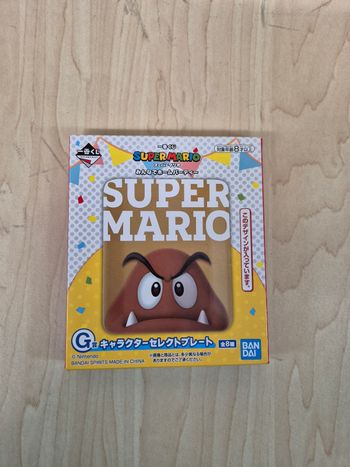 Petite assiette plastique Super Mario : Goomba