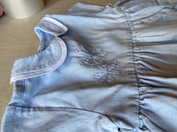 Robe Baby Mayoral bleue 12 mois - photo numéro 4