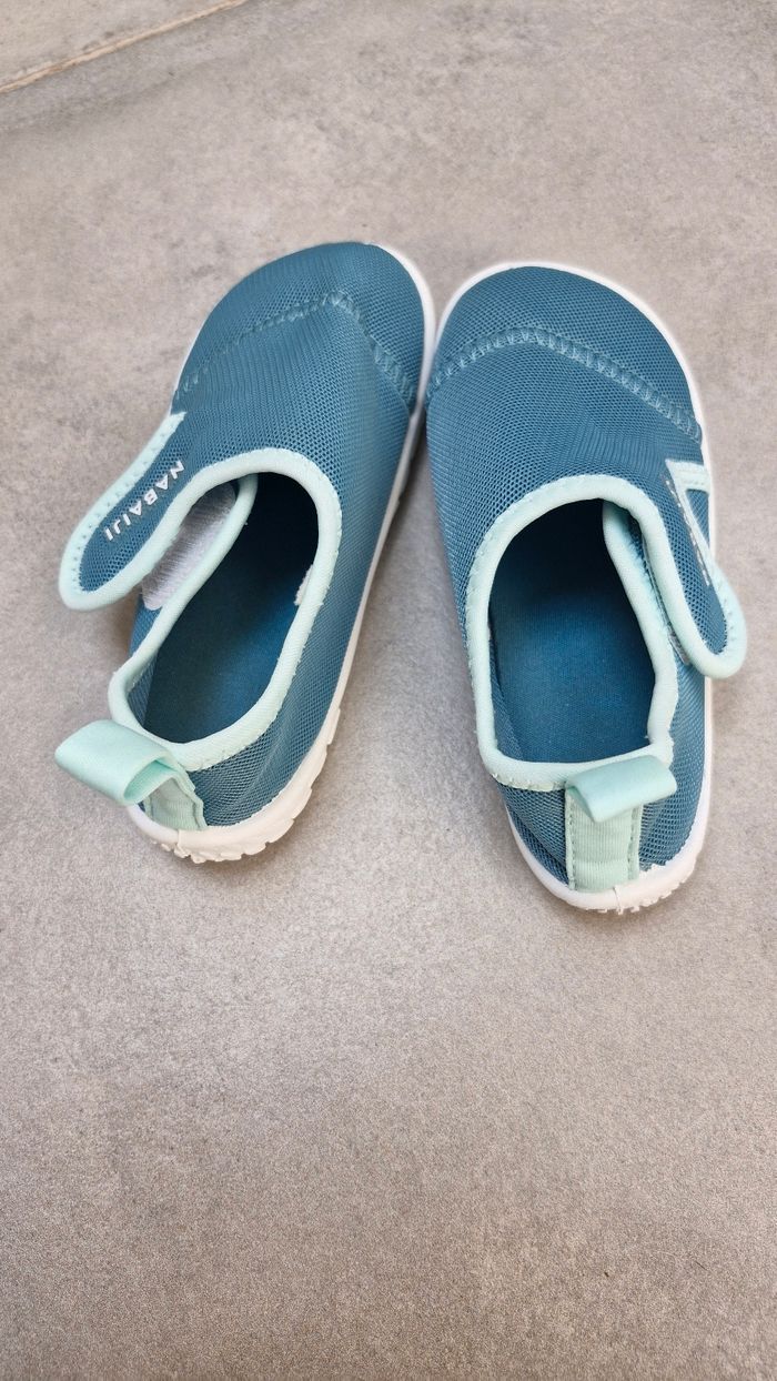 Chaussures aquatiques bébé aquashoes vert Nabaiji - photo numéro 4