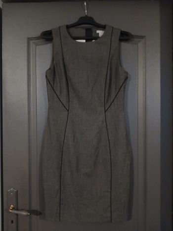Robe mi-longue SM noir & blanc 40/L - H&M