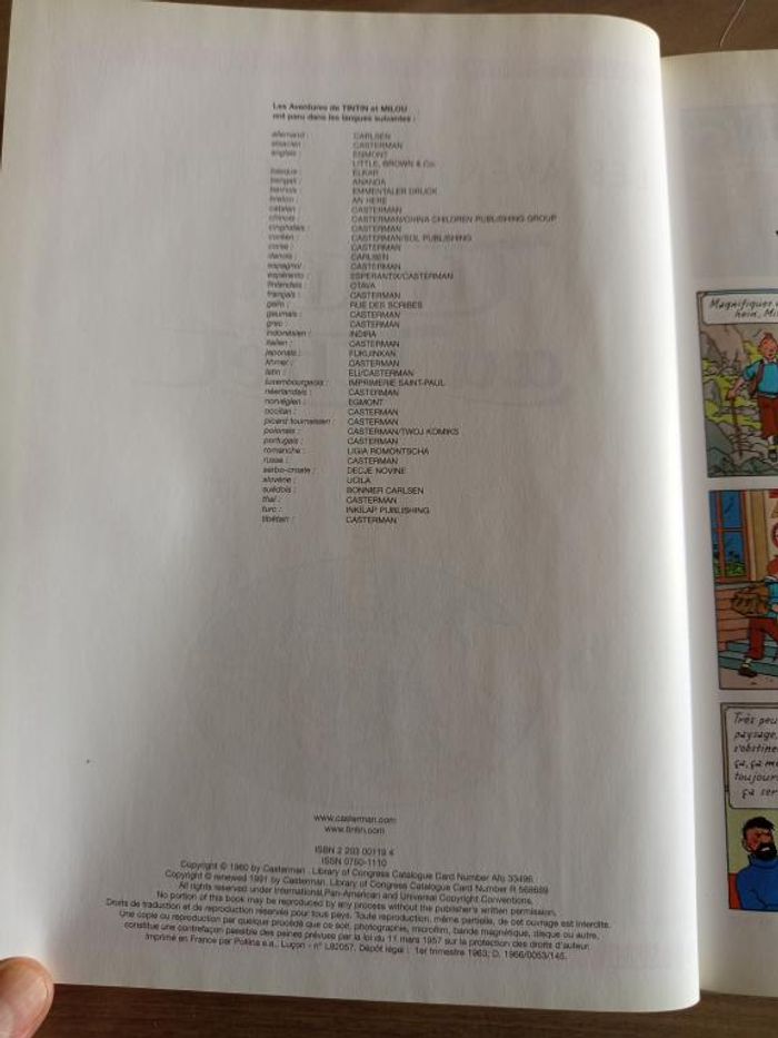 BD - Tintin au Tibet - Tome 20 - photo numéro 7